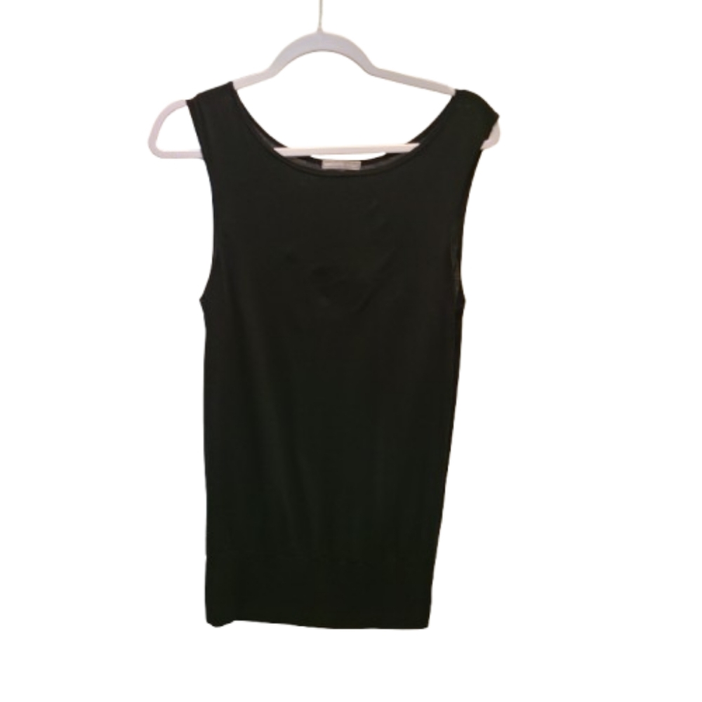 James Perse Tank Top Black Size Large/3 WTJ3190